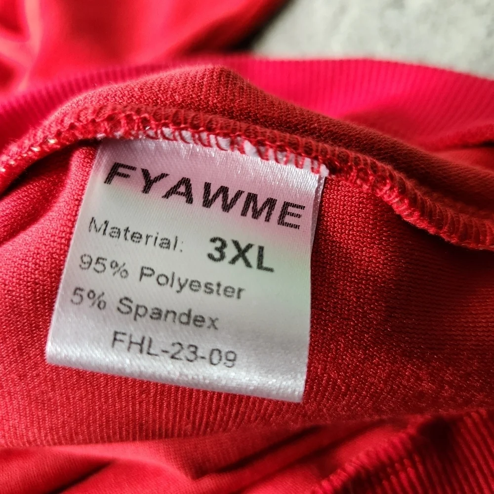 Fyawme Red Dog Sweater- Size is 3XL